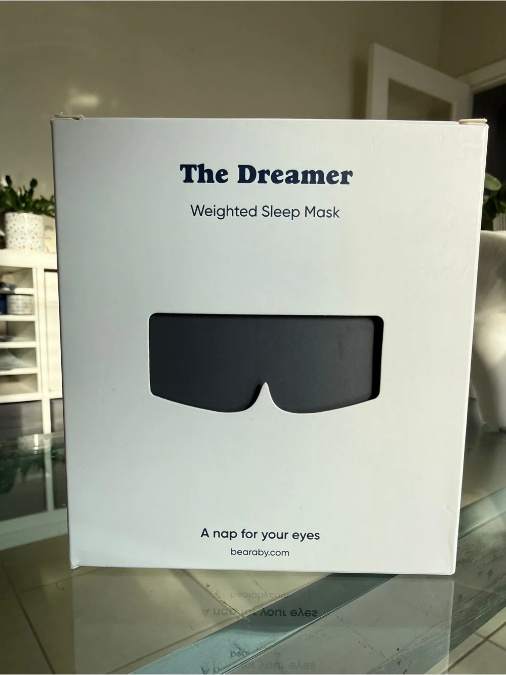 Bearaby Terraclay Dreamer Weighted Sleep Mask